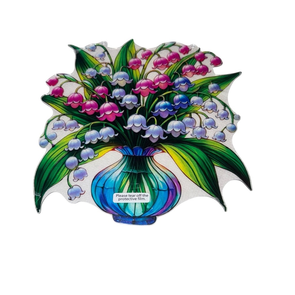 Lilly Of The Valley Acrylic Sun Catcher Window Hanger Spring Summer New